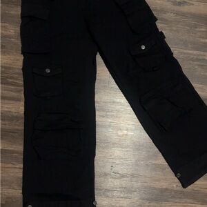 Fashion Nova Black Flare & Wide Leg Jeans